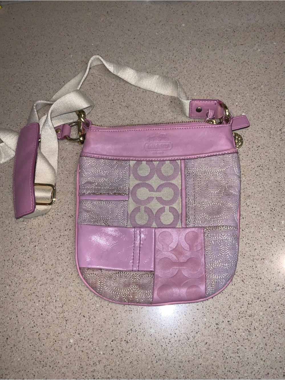 Coach Ali patchwork crossbody